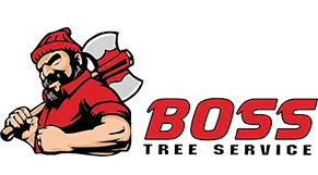 The Logo for Boss Tree Service